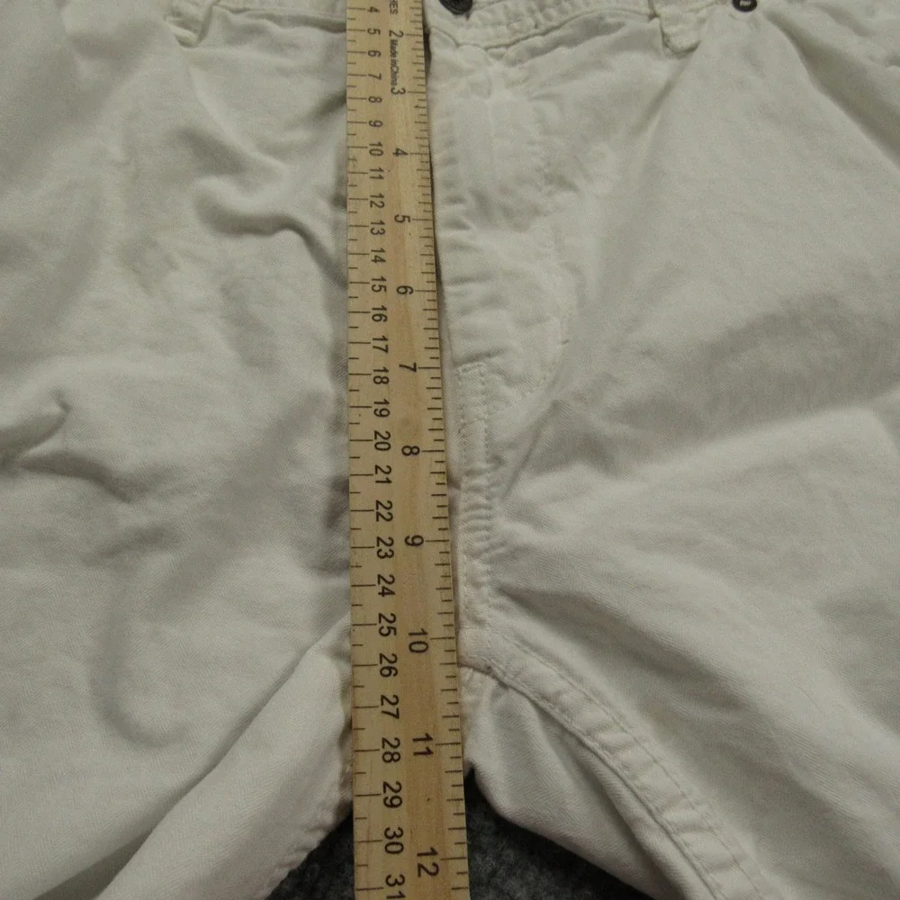 Vintage Polo Ralph Lauren Shorts Mens 36x9 Soft White Sanforized Cotton Utility‎